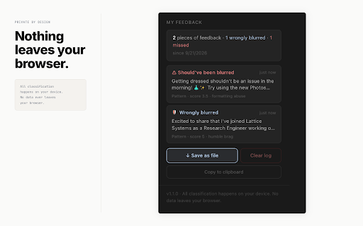 Frosted :: Your feed, filtered. Blurs cringe posts on LinkedIn.