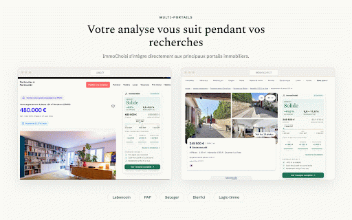 ImmoChoisi Companion :: Extrait automatiquement les annonces immobilières pour ImmoChoisi.