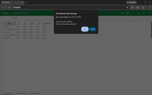 Tiny Excel :: Open and view Microsoft Excel .xlsx files locally with high fidelity.