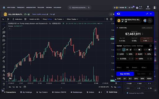 Alpha Layer :: Fast multichain DEX trading extension with automatic token detection and instant trading capabilities across popular crypto sites.