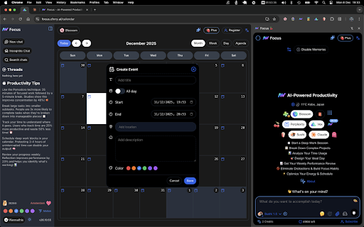 Focus 🍒 :: AI-powered Pomodoro timer with task management and mood tracking. Stay focused, productive, and mindful while you work.