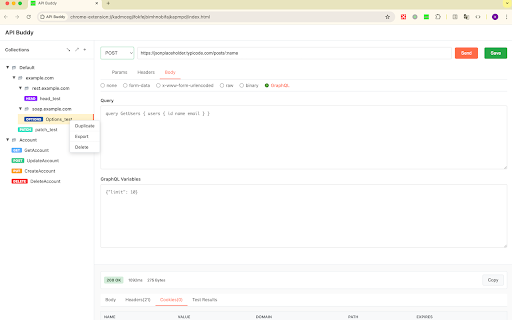 API Buddy :: HTTP API test tool, like postman