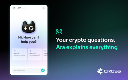 CROSSx :: A cross-chain wallet extension for managing multiple cryptocurrencies