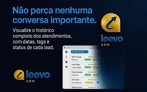 LEEVO CRM :: LEEVO CRM é um CRM no Google Chorme.