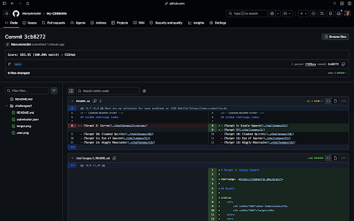CssHub :: Sync CSSBattle submissions to GitHub