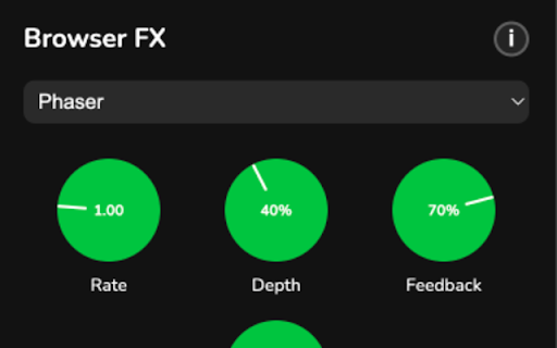 Browser FX :: Chrome extension that applies real-time audio effects to browser tabs