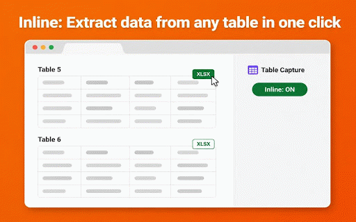 Table Capture :: Use table capture, a capture table tool and instant data scraper chrome extension, to convert html to csv, html to excel.