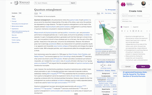 SmarterHumans.ai: AI flashcards & notes deep-linked to videos & webpages :: Create flashcards and notes deep-linked to texts, videos and images on webpages and remember everything that you learn.