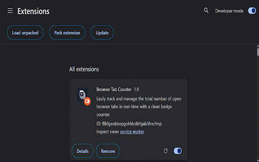 Browser Tab Counter :: Easily track and manage the total number of open browser tabs in real time with a clean badge counter.