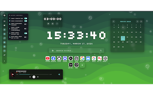 Zero Startpage - Newtab Replacement :: A beautiful and simple startpage replacement.