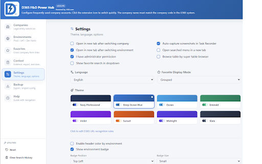 D365 F&O Power Hub :: Quick Navigation, Favorites and Productivity Suite for Dynamics 365 Finance & Operations