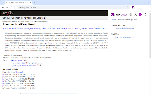 Citavi Picker :: Citavi Picker for Google Chrome
