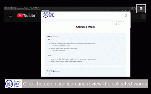 Loop and Learn for YouTube :: custommize loop sections of a YouTube video and learn based on it.