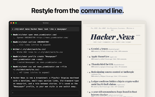 Stylebot :: Don't like how a website looks? Change it.