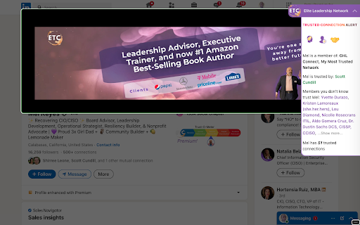 Elite Leadership Network :: Elite Leadership empowers mid and senior-level professionals to build a private network of trusted connections—fast and effortlessly