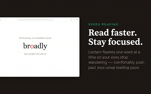 Lectern — Reader Mode, AI Summaries & Highlights :: Clean reader mode, speed reading, highlights, read later list and article downloads. The reading companion for serious readers.