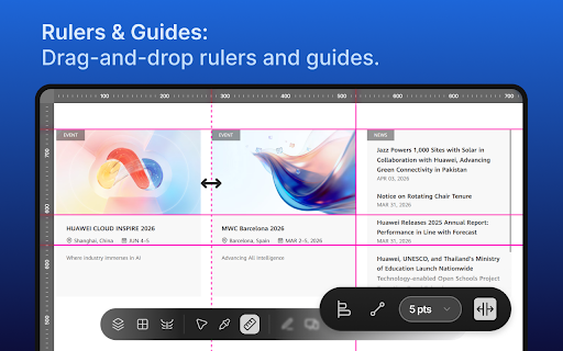 Ruler Grid :: Measure and explore the web: rulers, eyedropper, fonts, code snippets, and more.