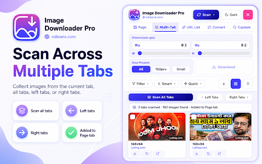 Image Downloader Pro — Bulk Image Saver, Converter & Capture :: Find, filter, convert, capture, and download images from webpages with a clean side drawer and bulk tools.