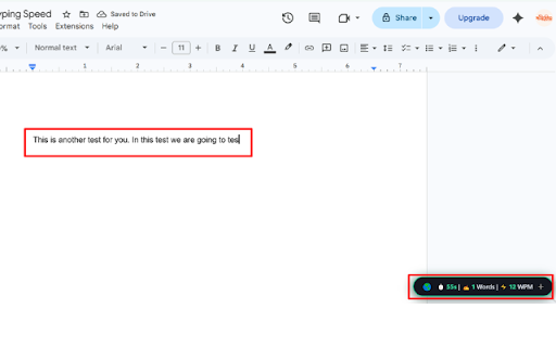 Typing Speed Test : by Typing Globe :: Test typing speed, WPM, and accuracy instantly. Live tracking widget for Google Docs, Word, and web pages with customizable timers.