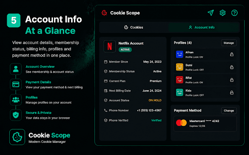 Cookie Scope :: A modern cookie manager to view, edit, add, and delete cookies.