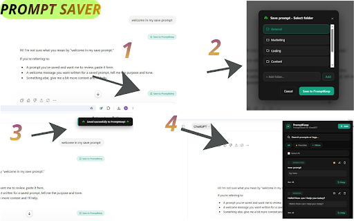 PromptKeep - ChatGPT Prompt Saver :: Save, organize, search, and reuse ChatGPT prompts effortlessly.