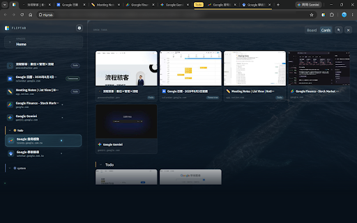 FlipTab :: 把新分頁變成工作中控台,整合 Space、分頁整理與常用資源;Pro 另提供唯讀 Google Calendar。