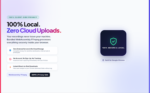 ScrollFlow : Auto-Scroll Screen Recorder :: Record any webpage as a smooth auto-scrolling video. Hands-free, full page, 100% local. Free 1080p. Pro: MP4, GIF, 4K.