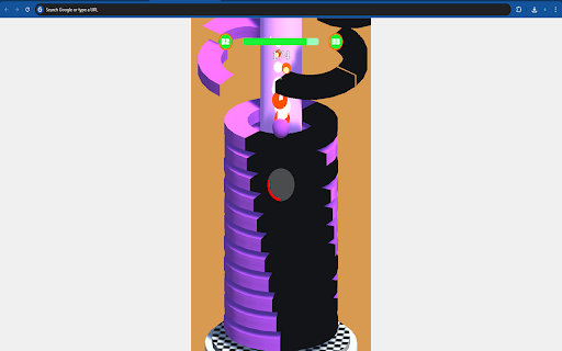 Blazing Helix Stack Ball Game :: Experience blazing helix blocks as you smash and stack your way to victory in this epic, high-speed, addictive puzzle challenge!