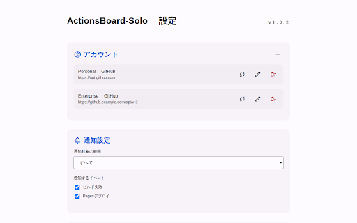 ActionsBoard-Solo - GitHub Actions Monitor :: Track GitHub Actions CI/CD pipeline statuses across all your repositories in a unified dashboard. Catch build failures instantly.