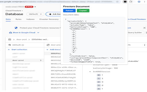 Firestore Web Extension :: A web extension to view Firestore documents as JSON