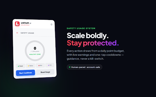 Listley - AI Depop Seller Automator :: Put your Depop shop on autopilot — AI relisting, offers, follows, messaging & analytics in one tool.
