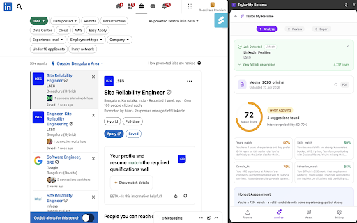 Taylor My Resume :: AI-powered resume tailoring for job applications