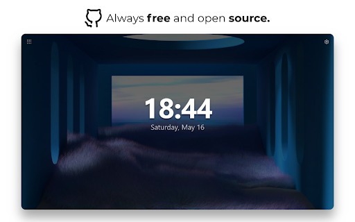 Fluent New Tab :: A minimalist, customizable New Tab page inspired by Fluent Design.