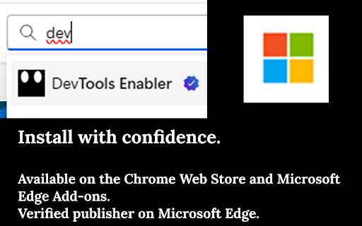 DevTools Enabler :: Impede que sites bloqueiem o DevTools e outras ferramentas de desenvolvedor.