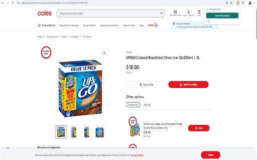Toots & Trots Food Scorer :: Score supermarket products for your J-pouch. Works on New World, PAK'nSAVE, Woolworths NZ/AU, Countdown, Coles, and Walmart.