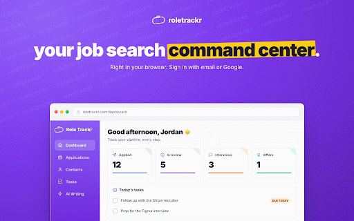 Role Trackr :: Track and manage your job search journey with Role Trackr