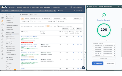 Scrape Everything - All in One Data Extractor :: Scrape tables, lists, emails, images and directories from any website. Export to CSV, XLSX, JSON. No code, no API, 100% local.