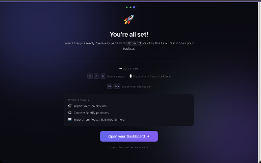 LinkBrain :: Save any link to your library in one click. Tag, organize, and find anything.