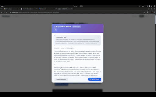 Explain It to Me - AI Text Simplifier :: Transform complex text into clear explanations with AI - from beginner to expert level