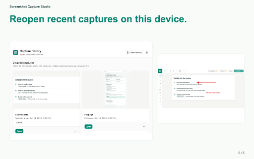 Screenshot Capture Studio — Full Page Screenshot :: Capture full pages in Chrome. Annotate, crop, and export PNG, JPEG, WebP, or PDF locally.