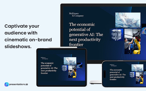 Presentations.AI – Webpage to Slides in 1 Click | ChatGPT for Presentations :: Create presentations from webpage content using Presentations.ai
