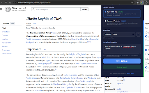 Ask Gemini :: Quickly find out what highlighted text means by asking Gemini AI