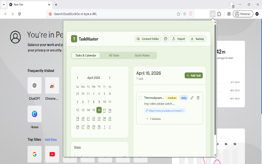 TaskMaster :: Your personal task and note manager.