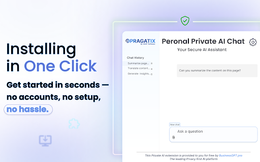 Personal Pragatix - Your Free Private Local AI Assistant Chatbot :: Private AI Chatbot runs an AI model locally in your browser, ensuring full privacy with no internet or data exposure.