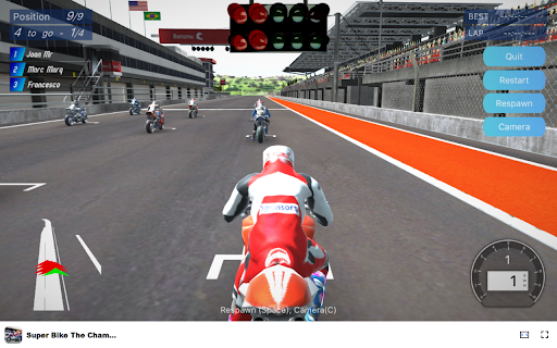 Super Bike The Champion Game - Race to become the ultimate champion! :: Race at breakneck speeds in Super Bike The Champion, now a free offline Chrome Extension!