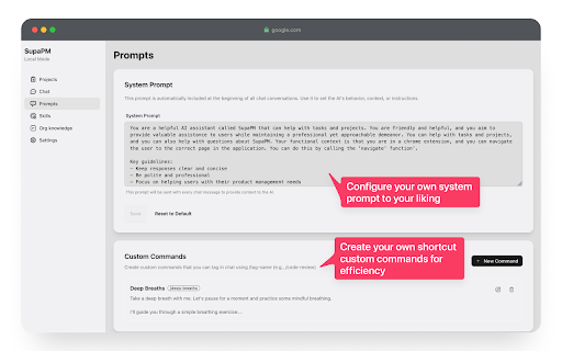 SupaPM :: AI-powered product management assistant with context-aware chat
