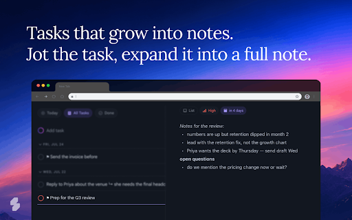 Slaet — New Tab To-Do List, Notes & Reminders :: Tasks, notes, lists & reminders on every new tab — free, local-first, works offline. No account needed.