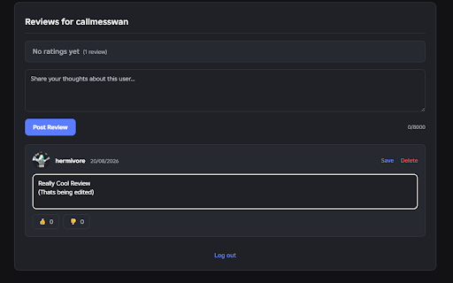 RoReview :: Leave and read reviews on Roblox profiles and games. Upvote, downvote, and see who to trust before you trade or play.