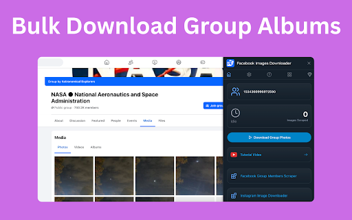 Facebook Images Downloader :: Instantly download Facebook photos from albums, profiles & groups. Fast, private & easy for FB photo downloads.