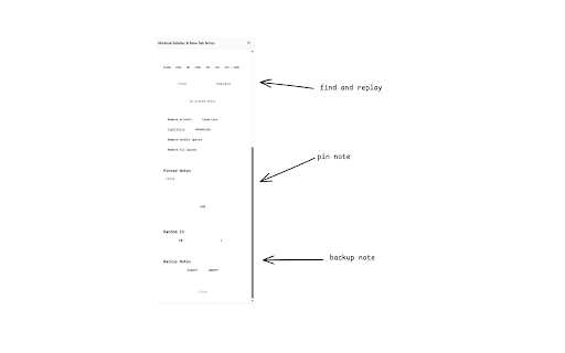 Minimal Sidebar & New Tab Notes :: Minimalist note-taking with text utilities. Works in sidebar and new tab with markdown preview support.